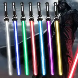 7 colori intercambiabili spada leggera Soundboard spada Laser per bambini costumi giocattolo Light Up Sword