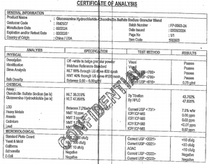 Poudre de <span class=keywords><strong>Glucosamine</strong></span> Chondroïtine de Qualité Industrielle pour le Soutien Articulaire, Matière Première en Vrac, Certificat d'Analyse (COA) Disponible - Product Image 2