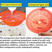 Revêtement imperméable Transparent pour toilette colle étanche pour mur extérieur salle de bain carrelage peinture émulsion murale étanche