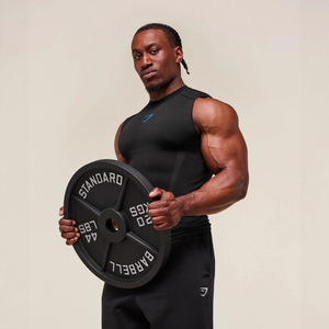 Vente en gros usine : Disques de musculation en forme de croix en fonte/acier au carbone, antidérapants, haute qualité, durables, 2,5-45 lb, pour la musculation en salle de sport - Product Image 3
