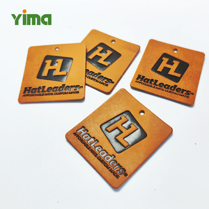 फैशन कस्टम रंगीन वेगन नकली चमड़े के गले के लिए निजी लेबल लोगो धातु चमड़े के लेबल पैच के लिए निजी लेबल लोगो - Product Image 3