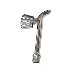 Aleación de zinc Chormed Plated del fabricante Bibcocks de jardín al aire libre Grifo de zinc curvo anticongelante a prueba de explosiones de 1/2 pulgadas - Product Image 4