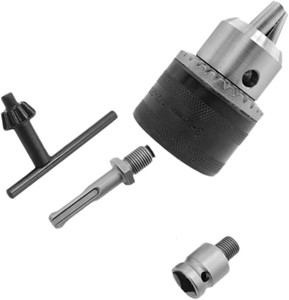 3 pièces 1,5-13 mm, adaptateur pour mandrin 1/2-20UNF SDS, jeu de clés pour mandrin de perceuse avec adaptateur SDS-plus pour marteau perforateur - Product Image 4