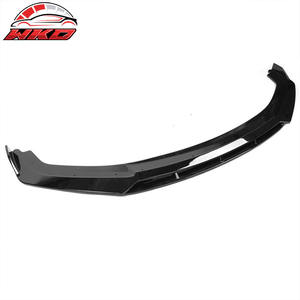 Lèvre de pare-chocs avant compatible avec Honda Civic 2019-2021, style IKON V3, spoiler noir brillant, 2 pièces, pièces auto de haute qualité, kit carrosserie - Product Image 6