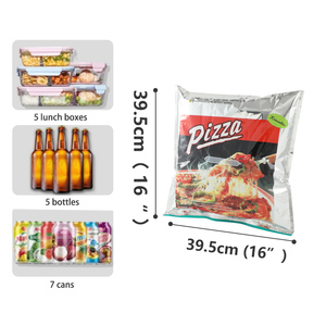 <span class=keywords><strong>Bolsa</strong></span> Térmica Impermeable para Pizza, <span class=keywords><strong>Bolsa</strong></span> Isotérmica a Prueba de Fugas, Ecológica, para Llevar Comida y Conservar Alimentos <span class=keywords><strong>Congelados</strong></span> - Product Image 4