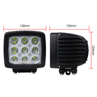 Projecteur de travail LED 5,2 pouces 90W haute puissance 8200 lumens à faisceau large/spot, robuste IP68, avec support en acier inoxydable, ajustement universel