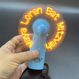 2026 XV messaggio personalizzabile LED funzionamento della batteria del ventilatore palmare - Product Image 2