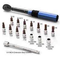 Jeu de clés dynamométriques de qualité industrielle 350 mm, tournevis à cliquet réglable, embouts 5 % cobalt, poignée antidérapante, pointe magnétique, garantie 3 ans