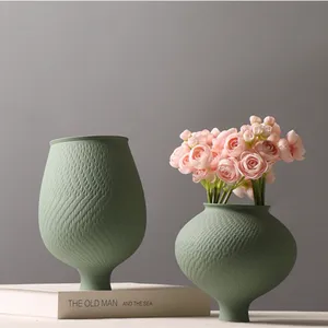 Оптовая продажа, декоративные керамические вазы круглой формы