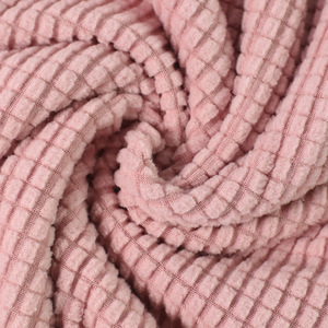 Magia composita di alta qualità, elastico Popcorn Jacquard Stretch Spandex Draw Lattice Polar Fleece Waffle Sofa Seat Cover Fabric/ - Product Image 5