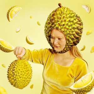 Divertido sombrero de durian, accesorio de disfraz para fiestas y eventos festivos - Product Image 3