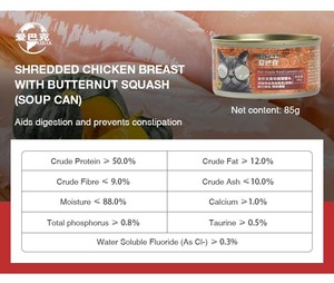 Best-selling Wet Cat Food Chicken <strong>Cod</strong> Salmon Tuna Flavor Grain-Mashed Cat Food <strong>Tin</strong> High Protein Cat Food Wet Canned - Product Image 5