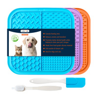 Hete Aanbieding BPA-Vrije Siliconen/Hout/Plastic Waterdichte Likmat Antislip Honden Likmat Zuignap voor Honden voor Voederbakken