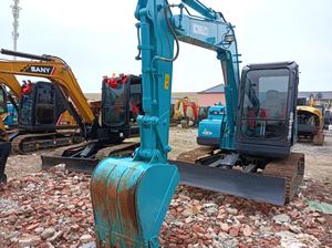 Excavadora Pequeña Kobelco SK75 de Segunda Mano Barata, 95% Nueva, Maquinaria de Construcción Hidráulica de Segunda Mano con Certificado CE y <span class=keywords><strong>EAP</strong></span> - Product Image 2