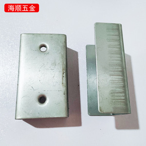 Conector de tubo de acero Haisun Hardware de 4x6 mm, 2.0 mm de grosor, inserto rectangular para unión de muebles - Product Image 3