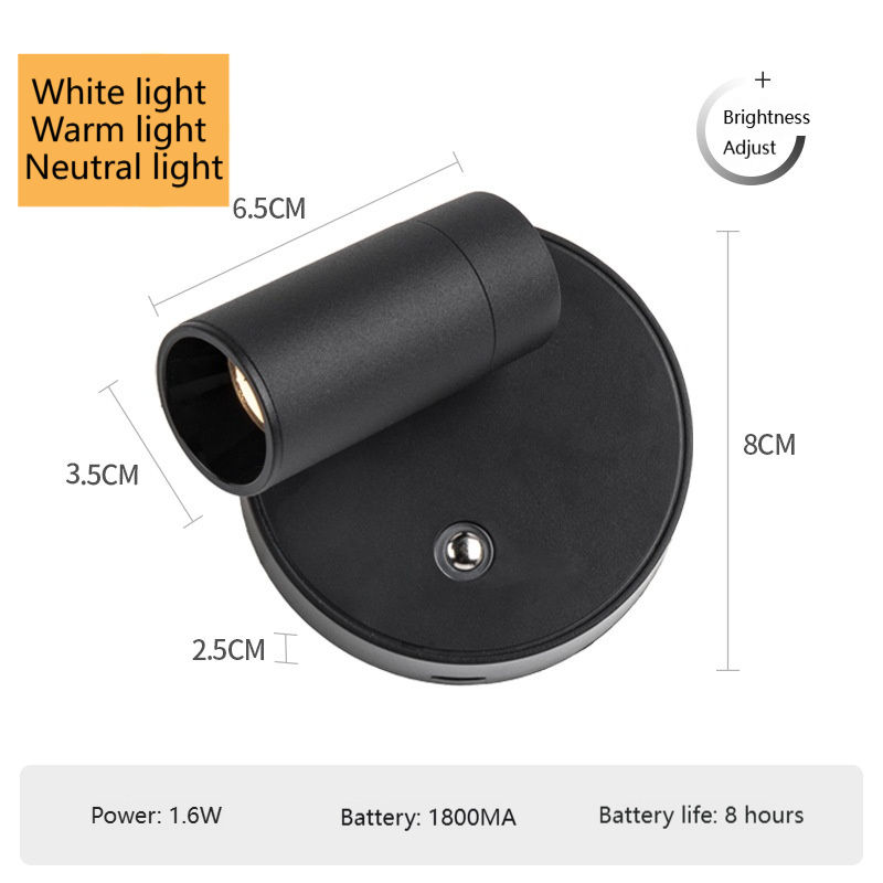Noir - Version de chargement - Réglage infini de la luminosité