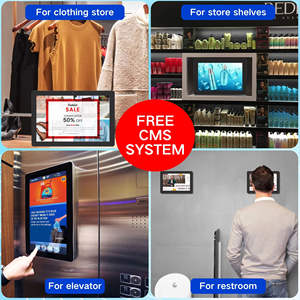 Pantalla <span class=keywords><strong>Digital</strong></span> de Señalización para Techo de 10.1 Pulgadas, Pantalla Comercial LCD con Android 11 para Publicidad - Product Image 5