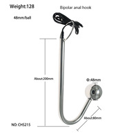 3 tailles de crochets anaux électriques en métal imperméables, plug anal et sonde urétrale, jouet fétichiste BDSM pour hommes et femmes