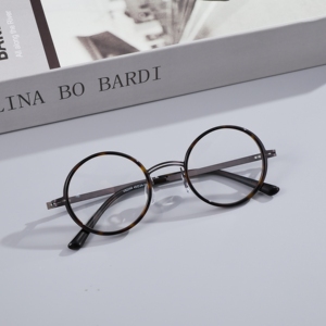 Korea Fashion Titanium Glasses <b>Frame</b> Ultralight Two-Tone Business Eyeglasses Trendy Anti Fatigue Prescription Optical Spectacles - Product Image 1