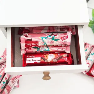 Galletas de Chocolate con Oblea Crujiente y Dulce con Movimiento de Labios, Paquete a Granel de Alta Calidad, 119 g, Refrigerios Rellenos de Fresa - Product Image 5