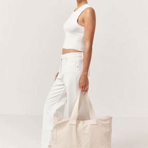 Bolsas de Compras Reutilizables de Lona de Algodón de 12 oz, Coloridas, Súper Resistentes, con Logotipo Impreso Personalizado - Product Image 2