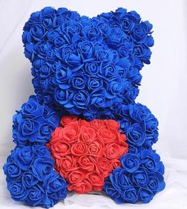 Orsacchiotto di Rose Artificiale Fatto a Mano da 25cm, 40cm, 70cm per San Valentino e Occasioni Festive - Product Image 4