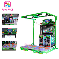 Machine de jeu d'arcade Funspace à pièces Just Dance Machine de jeu de danse Danz Base