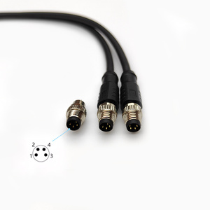 M8 3/4/5/6/8 Pin một mã Nam Nữ Hàng không không thấm nước IP67 kết nối điện cáp PVC - Product Image 3