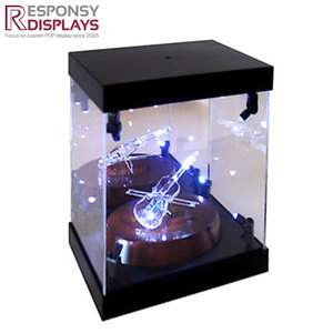 Vetrina in acrilico trasparente per regali scarpe da calcio per Plexiglass Cube Box eleganti espositori - Product Image 4