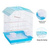 Grande cage à oiseaux décorative nordique en fer forgé, volière intérieure spacieuse pour perroquets, villa pour la décoration intérieure moderne