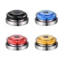 Caisse de direction de vélo Viaron en alliage d'aluminium 418*52mm entièrement intégrée pour VTT, roulements à double étanchéité coniques
