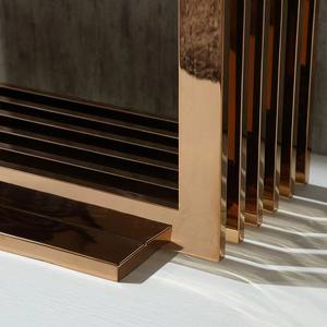 Table <span class=keywords><strong>console</strong></span> multifonctionnelle mobile <span class=keywords><strong>d</strong></span>'<span class=keywords><strong>entrée</strong></span>, style italien, luxe léger, moderne, minimaliste, en marbre et acier inoxydable - Product Image 2