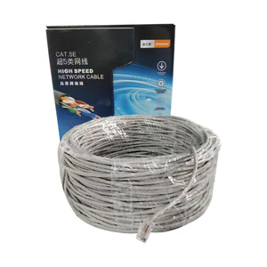 Cat5e Network <b>Cable</b> Pure Copper PVC Jacket Computer Use 305M Length Non Shielded Data <b>Cable</b> - Product Image 2