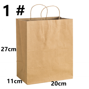 Sac en papier kraft au prix le plus bas, sacs personnalisés en papier kraft bon marché pour aliments, sac d'emballage recyclable EHS en papier kraft - Product Image 5