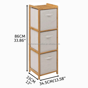 Organizzatore in Tessuto di Bambù Neat Living SYT per Lavanderia, <span class=keywords><strong>Cassettiera</strong></span> in Cartone per Angolo Utilitario - Product Image 2