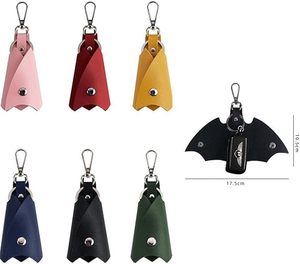 Estuche para Llaves con Forma de Cortavientos Creativo, Listo para Enviar, Accesorios Interiores para Auto, Organizador de Llaves de Cuero PU para Hombres y Mujeres RTS - Product Image 2