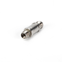 Adaptador Personalizado de Fábrica de CC a 40 GHz, Hembra de 2.4 mm a Hembra de 2.92 mm
