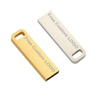 Memoria USB de metal con logotipo gratuito personalizado, precio promocional de venta, 1GB, 2GB, 4GB, 8GB, 16GB, 32GB, pendrive USB 2,0, llave de memoria flash