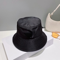 Chapeaux pour hommes de luxe de haute qualité designer 100% Nylon imperméable seau chapeau bob chapeaux avec étiquette de logo personnalisée