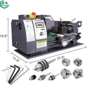 automatic cnc metal lathe machine manual light duty bench lathe machine