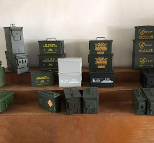 Thùng đạn kim loại màu xanh ô liu đen M19A1 M2A1 PA60 PA108 PA120 M548 cỡ 30 CAL - Product Image 4