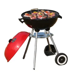 Barbecue de Camping, barbecue de pique-nique de jardin Commercial d'arrière-cour de parc régulier américain 18.5 bouilloire gril à charbon
