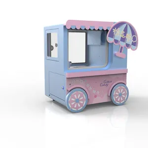 Speler Candy Fross Machine Suikerspin Machine Met Kar Fariry Floss Katoen Roze Rood Wit Blauw Zijde Staal Roestvrij Kracht Kgs