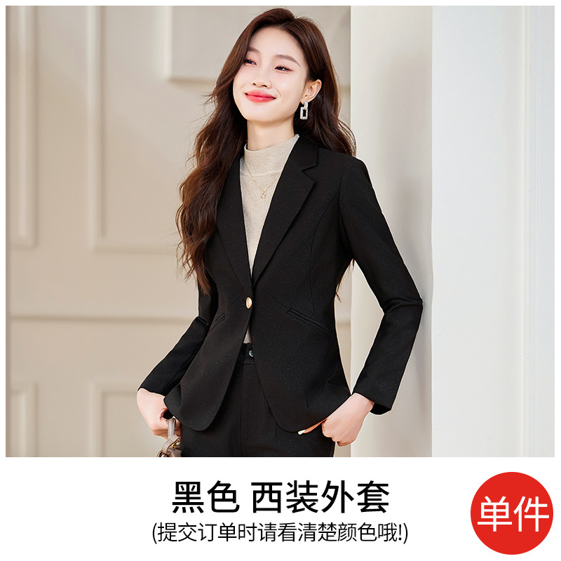 black suit