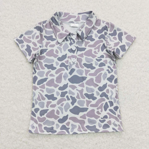 Chemise pour garçon Fish Hook Ocean Blue - Product Image 2