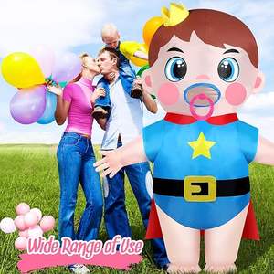 Costume de bébé gonflable pour adultes, costume gonflable, révélation de sexe, costume de fête prénatale, costume de cosplay d'Halloween - Product Image 6
