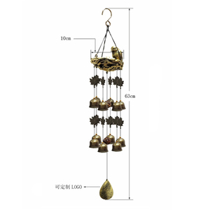 กระดิ่งลมรังนกเรซิ่น ของตกแต่งบ้าน ระฆังแขวนสวนกลางแจ้ง - Product Image 5
