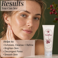 Extrait de canneberge très vendu, exfoliant en profondeur, nettoyant, éclaircissant, affinant et lissant la peau