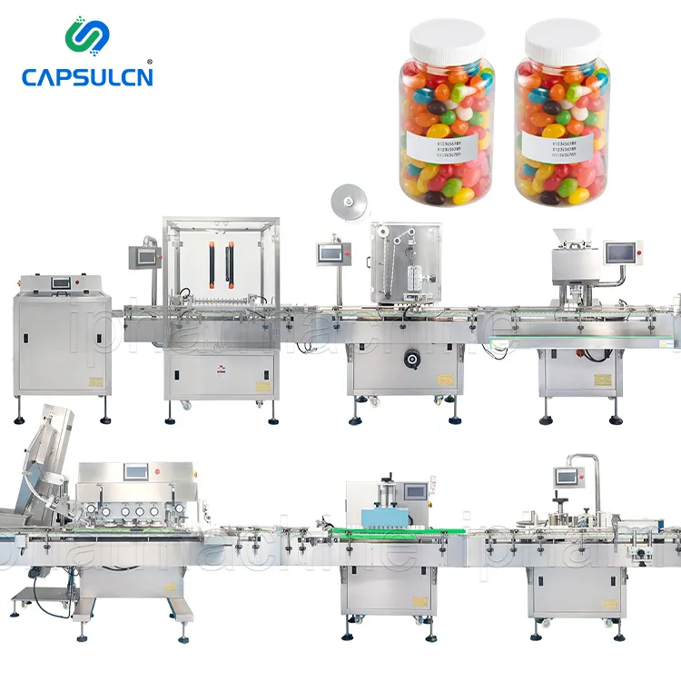 Fully Automatic Pill Empty Capsule Production Line Bottle Packaging Bottling Line Bottle Packaging Line