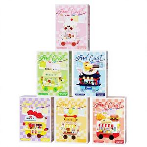 Mekensim <span class=keywords><strong>Hot</strong></span> <span class=keywords><strong>Dog</strong></span> & Push Cart, Bloques de Construcción de Micropartículas de 40 Piezas, Tema Educativo de Animales y Naturaleza, para Niños de 5 a 7 Años, Unisex - Product Image 1